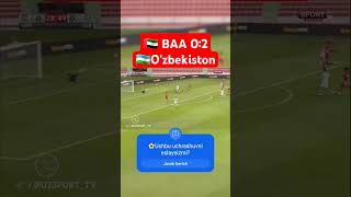 🇦🇪 BAA 02 Ozbekiston 🇺🇿 live uzbekistan uzbek worldcup top shorts football футбол tv [upl. by Bilak]