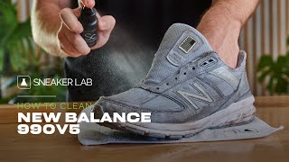 How To Clean New Balance 990v5 [upl. by Arley]