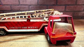 1970 Nylint Ladder Truck Restoration  Bringing An Old Truck Back To Life [upl. by Nabila54]