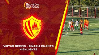 Virtus Serino 4  3 Polisportiva Santa Maria Cilento  Highlights [upl. by Hoem]