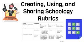 Schoology Rubrics  Creating Using and Sharing Rubrics [upl. by Iret]