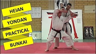 Heian Yondan Practical Applications FullLength Instructional Video [upl. by Keslie]