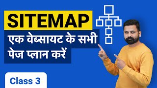 Sitemap creation web designing full course in hindi Part 3 [upl. by Uolyram]