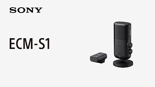 Introducing Wireless  Streaming Microphone ECMS1  Sony  Accessory [upl. by Sinnoda]