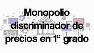 Discriminacion de Precios en Primer grado  Microeconomía 1 [upl. by Milinda299]