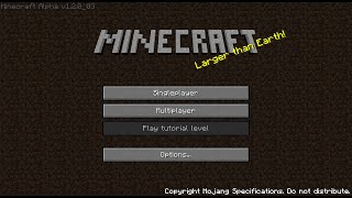 MInecraft Alpha 12003 Creepy Gameplay [upl. by Oicnerual517]