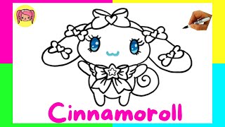 How to Draw CinnamorollSanrio Character DrawingStep by Step [upl. by Allmon263]