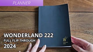 Wonderland 222 A5 2024  Full Flip Through amp Comparison to Circle Planner [upl. by Patterman]