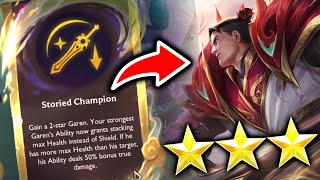 GAREN HYPER CARRY BUILD w STORIED CHAMPION in Ranked  Teamfight Tactics Set 11 I TFT Best Comps [upl. by Airdna]