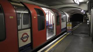 Central line train with jubilee line train motors [upl. by Ahtanoj]