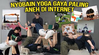 NYOBAIN YOGA GAYA PALING ANEH DI INTERNET [upl. by Huntington778]