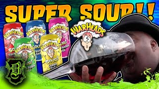 Every Warheads SUPER SOUR Gallon Wine Glass Chug 10 Cans [upl. by Allekim]