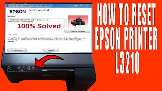 Epson Resetter L3210  PAANO MAGRESET NG EPSON L3210 PRINTER How to reset Epson L3210 printer [upl. by Oidivo]