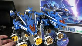 Zoids Kotobukiya HMM Blade Liger AB 2020 Generic Reissue Model Kit Review [upl. by Weig]