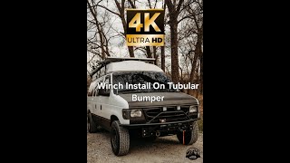 Ford Econoline E Series Winch Bumper Install DIY [upl. by Ardeed]