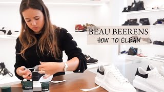 How to clean Alexander McQueen ENG SUB [upl. by Acenahs]