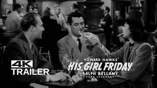 HIS GIRL FRIDAY Trailer 1940 [upl. by Melina752]