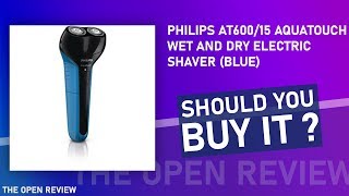 Philips AT60015 AquaTouch Wet and Dry Electric Shaver Blue [upl. by Tini]