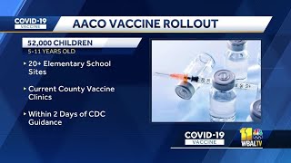 Anne Arundel County previews vaccine rollout for children aged 511 [upl. by Idissac980]