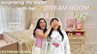 ULTIMATE room makeover 🫧🩰aesthetic pinterest ROOM TOUR [upl. by Nannerb193]