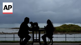 Texans prepare for Hurricane Beryl’s arrival with curiosity caution [upl. by Atinniuq266]