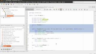 Criando classes de modelo consturores e encapsulamento com Java [upl. by Greeson]