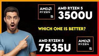 AMD Ryzen 5 3500U vs AMD Ryzen 5 7535U Comparison [upl. by Icnan978]