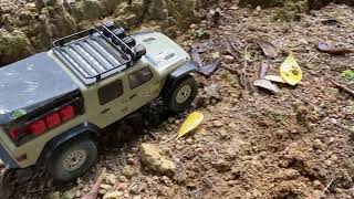 Scale crawling  Axial SCX24 Gladiator [upl. by Devehcoy451]