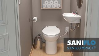 Review Saniflo SaniAccess3 Macerator Pump with Elongated Toilet [upl. by Silber435]