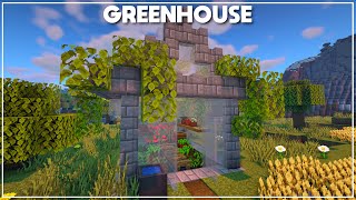 Minecraft How to Build a Greenhouse Tutorial 2020 [upl. by Ennaeirb]