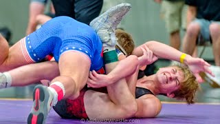 120 – Ryan Goddard G of IL CornStars Silver vs Jaxson Rosselli R of Pursuit Wrestling OH [upl. by Heady]