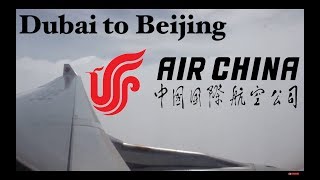 Trip Report Air China A330 economy class from Dubai to Beijing full flight DXBPEK [upl. by Annaigroeg70]