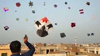 Kite Festival Basant 2023  Full Patang Bazi at Faisalabad  basant bahar  MrKite [upl. by Annoynek]