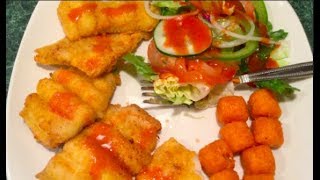 1416  Cosori Air Fryer LOUISIANA Lemon Fish Fry Alaskan Wild Cod amp Catfish [upl. by Stefa827]