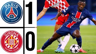 PSG vs Girona10 Highlights Champions League 202425 Nuno Mendes Goal amp Paulo Gazzaniga Own Goal [upl. by Ahsyas]