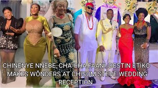 ChaCha FaaniDestiny Etiko Arrives at Chisom Steve Military Wedding Reception with Bags of Milli0ns [upl. by Madelene412]