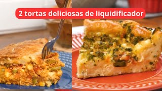 quot2 Tortas de Liquidificador Fáceis e Rápidas – Perfeitas para o Lanche ou Jantarquot [upl. by Genovera]