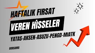 HAFTALIK TEKNİĞİ GÜZEK 5 HİSSE mıatk yatas pengd asuzu aksen borsa trading hisse bist100 [upl. by Eatnad]