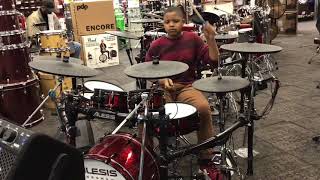 Tye Tribbett Work it Out Drum Cover  My Most Popular Video  KJDRUMS [upl. by Ianthe]