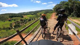 Ultimo dia de Chacara Bike Park  Descida com Samuel e André  Pista Cabeça de gelo  Carnaval 2024 [upl. by Ttej]