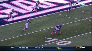 Brandon Browner INT for TD Sinks Giantsmpg [upl. by Yanal]