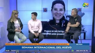 MDT  Mariela Gallinger y Matías Podestá  Actividades por la Semana Mundial del Huevo [upl. by Natam]