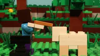 Dinnerbone  Lego Minecraft Animation [upl. by Psyche]