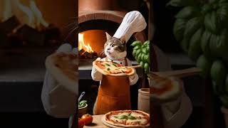 Feline Pizza Master 🐱🍕 A Cat’s Journey to Pizza Perfection 6secondshorts aianimals [upl. by Tirzah737]