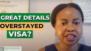 Overstayed Visa What Can You Do 3 Ways to Change your StatusGreat Details [upl. by Ahtebbat]