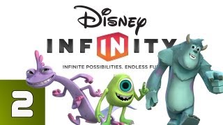 Disney Infinity Monsters University  Part 2 Walkthrough Lets Play Commentary [upl. by Enal]