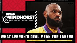 What surprised Tim Bontemps about LeBron James’ extension with the Lakers  The Hoop Collective [upl. by Acinomal993]