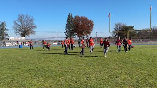 Football game benefits Santa Squad in Pittston [upl. by Haianeb]