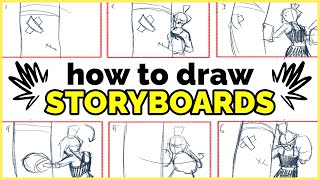 🔴 How to Draw STORYBOARDS [upl. by Johanan]