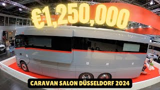 The SECRETS of a €1250000 MOTORHOME  Caravan Salon Düsseldorf 2024 [upl. by Aynwad]